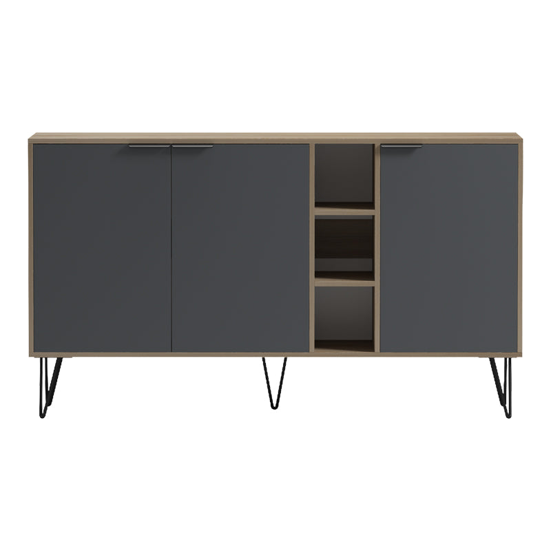 Μπουφές Balain Sonoma-Ανθρακί 142x35.5x83