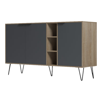 Μπουφές Balain Sonoma-Ανθρακί 142x35.5x83