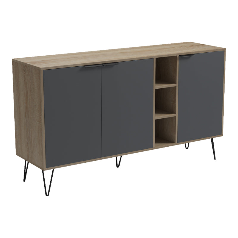 Μπουφές Balain Sonoma-Ανθρακί 142x35.5x83