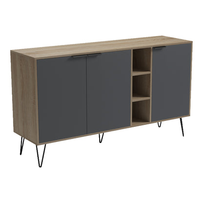 Μπουφές Balain Sonoma-Ανθρακί 142x35.5x83