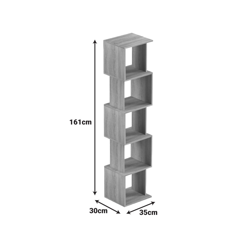 Βιβλιοθήκη Cubik Λευκό 35x30x161