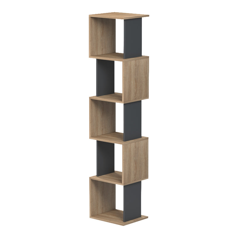 Βιβλιοθήκη Cubik Sonoma - Ανθρακί 35x30x161