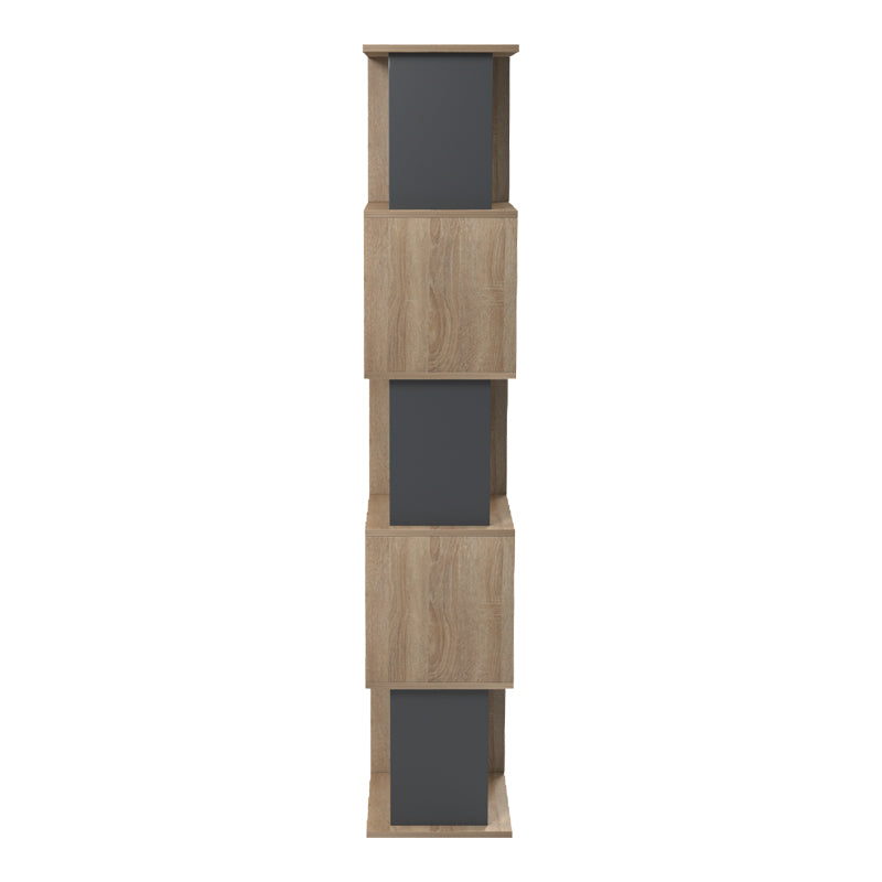 Βιβλιοθήκη Cubik Sonoma - Ανθρακί 35x30x161