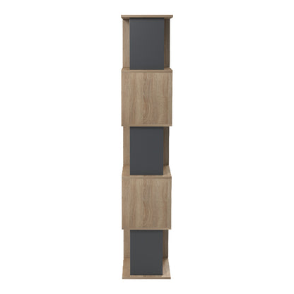 Βιβλιοθήκη Cubik Sonoma - Ανθρακί 35x30x161