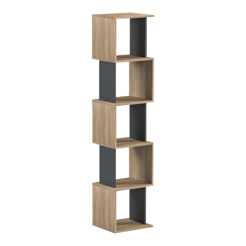 Βιβλιοθήκη Cubik Sonoma - Ανθρακί 35x30x161