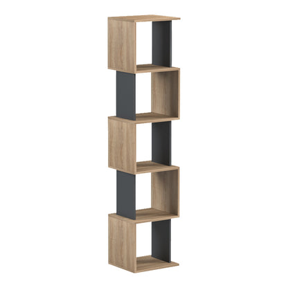 Βιβλιοθήκη Cubik Sonoma - Ανθρακί 35x30x161