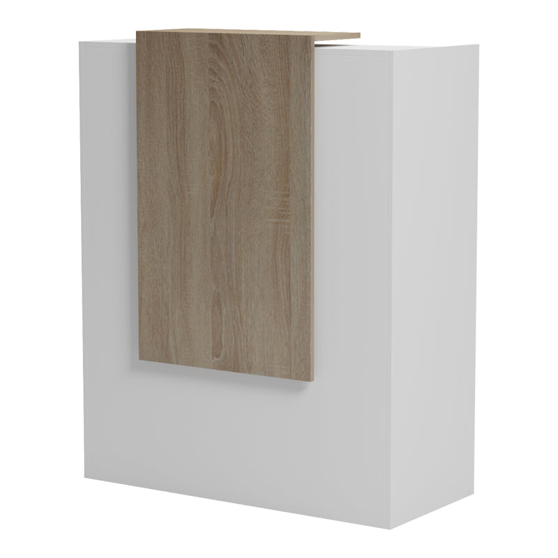 Γραφείο Reception Zowel με LED Λευκό - Sonoma 90x40x110