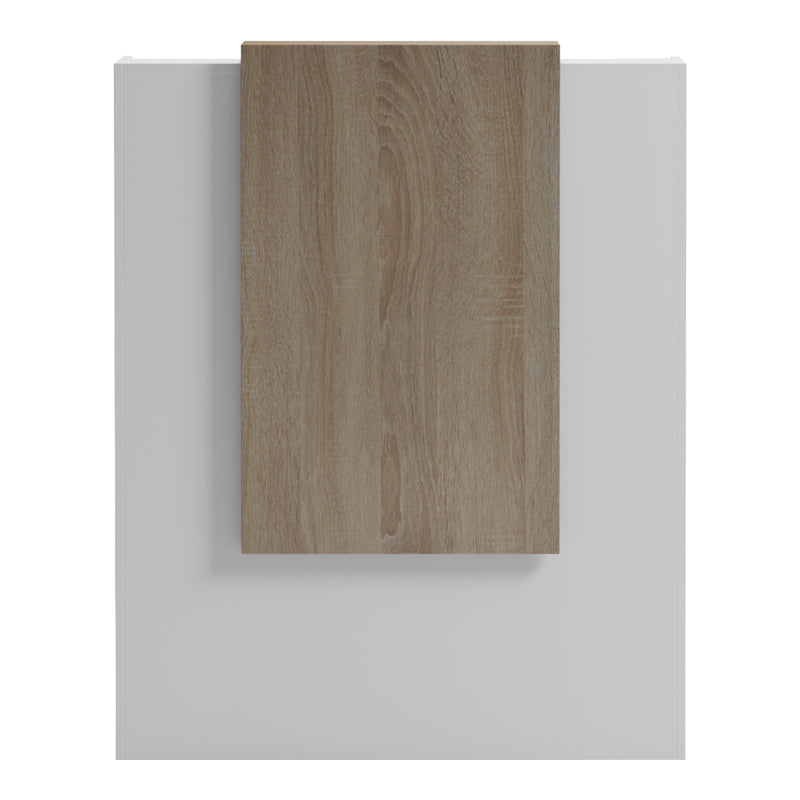 Γραφείο Reception Zowel με LED Λευκό - Sonoma 90x40x110