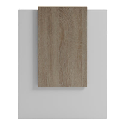Γραφείο Reception Zowel με LED Λευκό - Sonoma 90x40x110