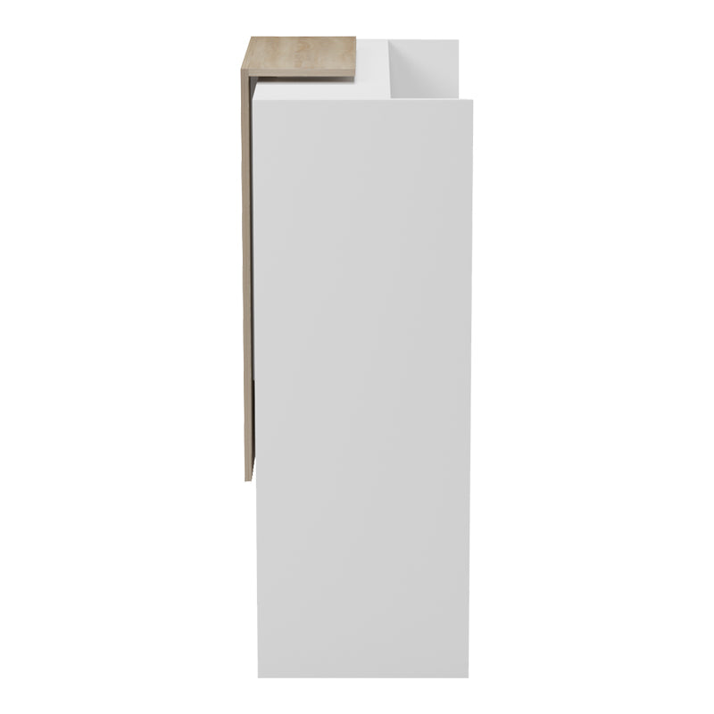 Γραφείο Reception Zowel με LED Λευκό - Sonoma 90x40x110