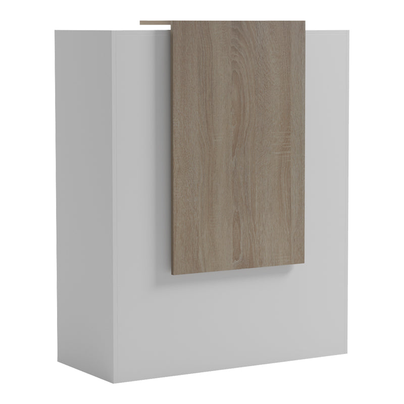 Γραφείο Reception Zowel με LED Λευκό - Sonoma 90x40x110