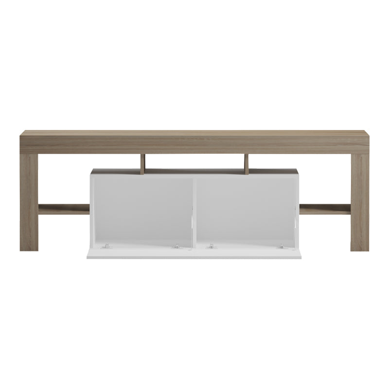 Έπιπλο Τηλεόρασης Liner Sonoma-Λευκό 150x40x50