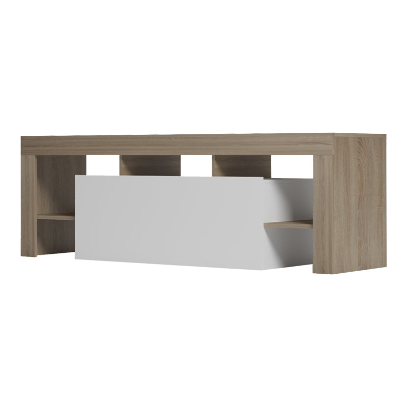 Έπιπλο Τηλεόρασης Liner Sonoma-Λευκό 150x40x50