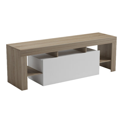 Έπιπλο Τηλεόρασης Liner Sonoma-Λευκό 150x40x50