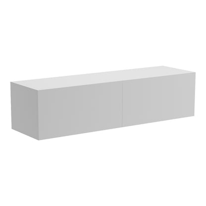 Έπιπλο Τηλεόρασης Επιτοίχιο με LED Rival Λευκό 120x35x30