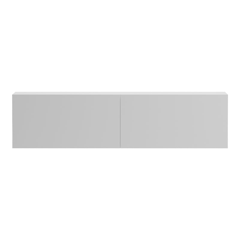 Έπιπλο Τηλεόρασης Επιτοίχιο με LED Rival Λευκό 120x35x30