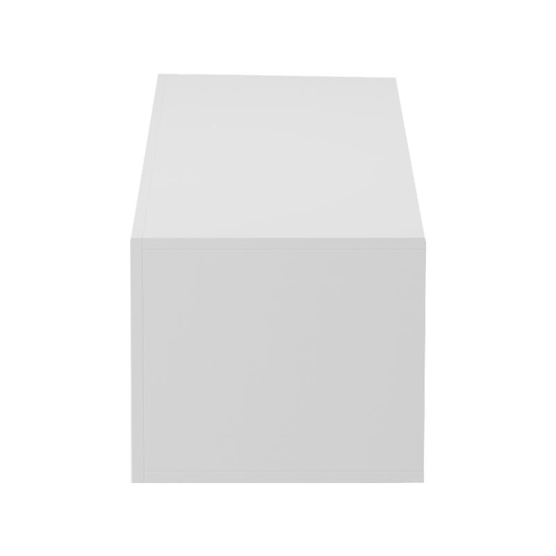 Έπιπλο Τηλεόρασης Επιτοίχιο με LED Rival Λευκό 120x35x30