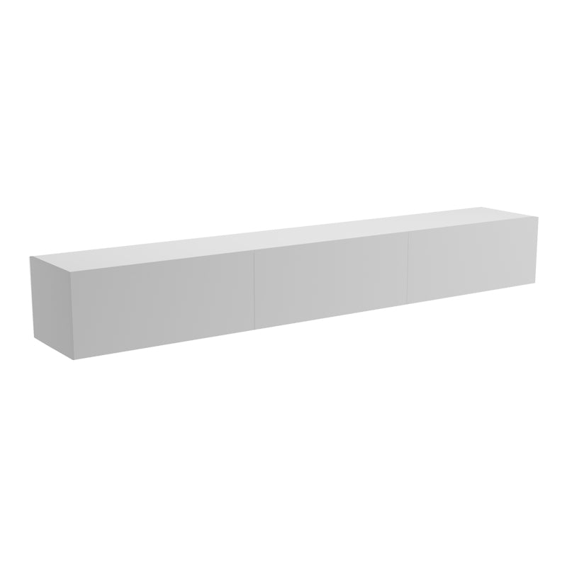 Έπιπλο Τηλεόρασης Επιτοίχιο με LED Rival Λευκό 210x35x30