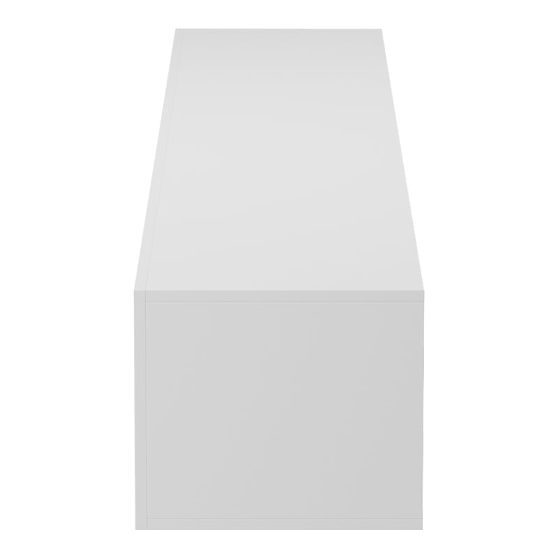 Έπιπλο Τηλεόρασης Επιτοίχιο με LED Rival Λευκό 210x35x30