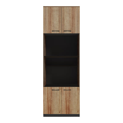 Ντουλάπα Κουζίνας Rowan σε Ανθρακί-Oak Απόχρωση 60x42x182