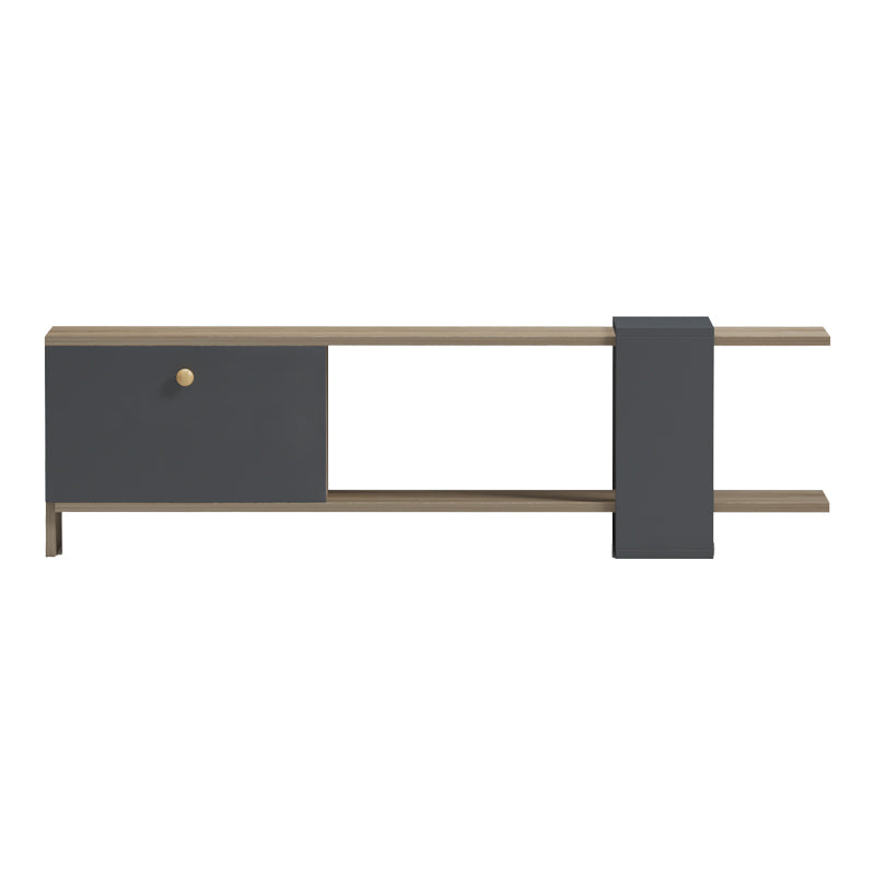 Έπιπλο Τηλεόρασης Standi σε Sonoma-Ανθρακί 120x25x36.8