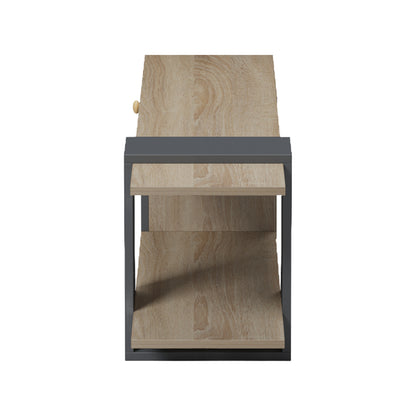 Έπιπλο Τηλεόρασης Standi σε Sonoma-Ανθρακί 120x25x36.8