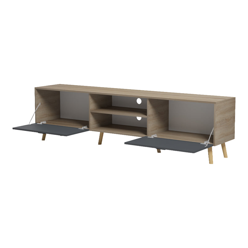 Έπιπλο Τηλεόρασης Gorna Sonoma-Ανθρακί 180x35x48.6