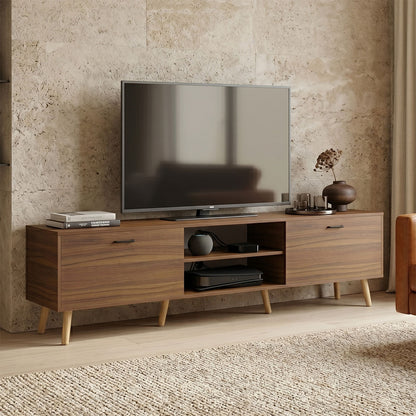 Έπιπλο Τηλεόρασης Gorna Καρυδί 180x35x48.6