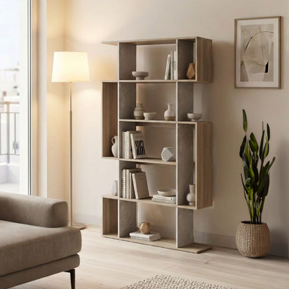 Βιβλιοθήκη Mito Sonoma - Μπεζ Μαρμάρου 108.5x25x161