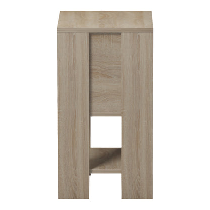 Κομοδίνο Reppo Sonoma-Ανθρακί 30x30x55