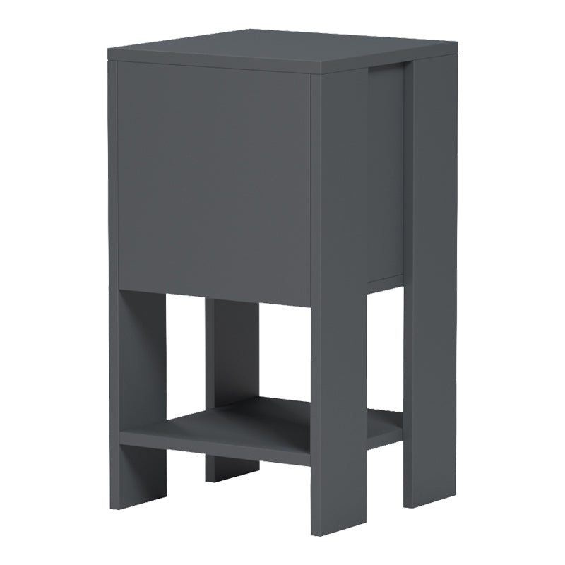Κομοδίνο Reppo Ανθρακί 30x30x55