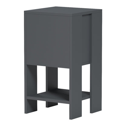 Κομοδίνο Reppo Ανθρακί 30x30x55