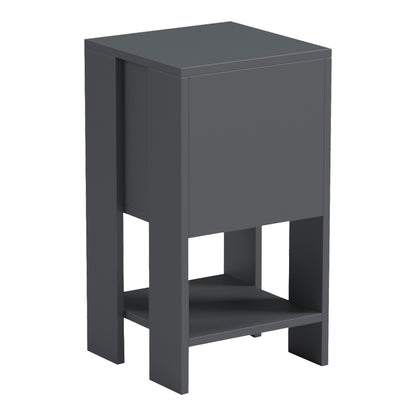 Κομοδίνο Reppo Ανθρακί 30x30x55