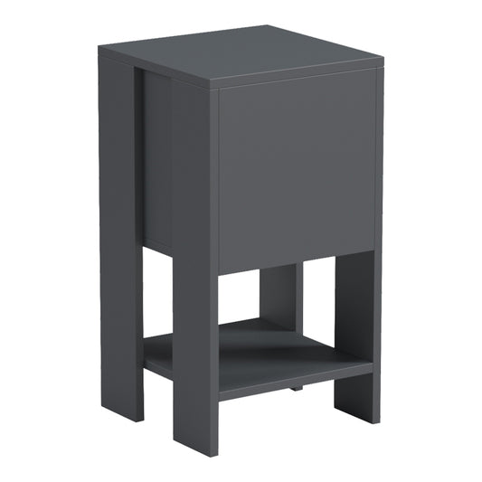 Κομοδίνο Reppo Ανθρακί 30x30x55