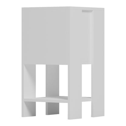 Κομοδίνο Reppo Λευκό 30x30x55