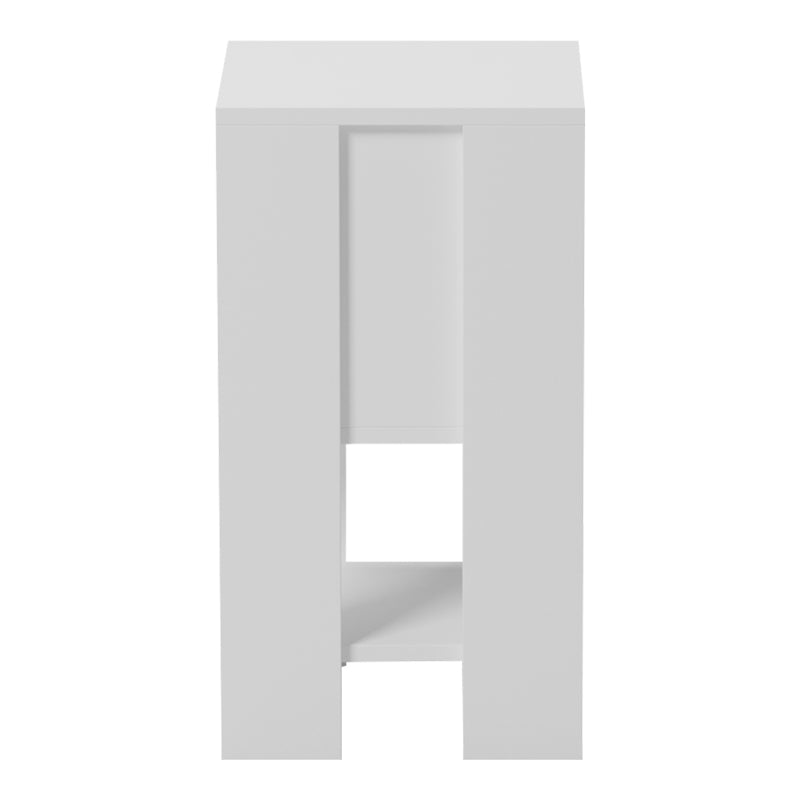 Κομοδίνο Reppo Λευκό 30x30x55