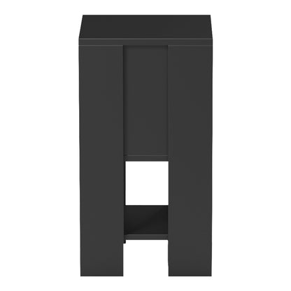 Κομοδίνο Reppo Μαύρο 30x30x55