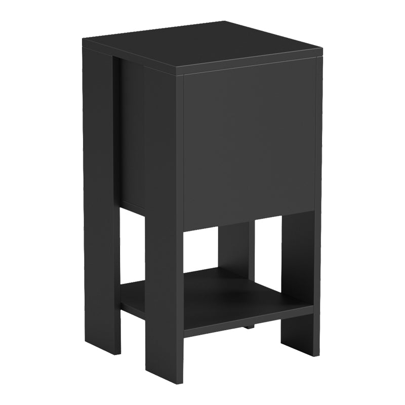 Κομοδίνο Reppo Μαύρο 30x30x55