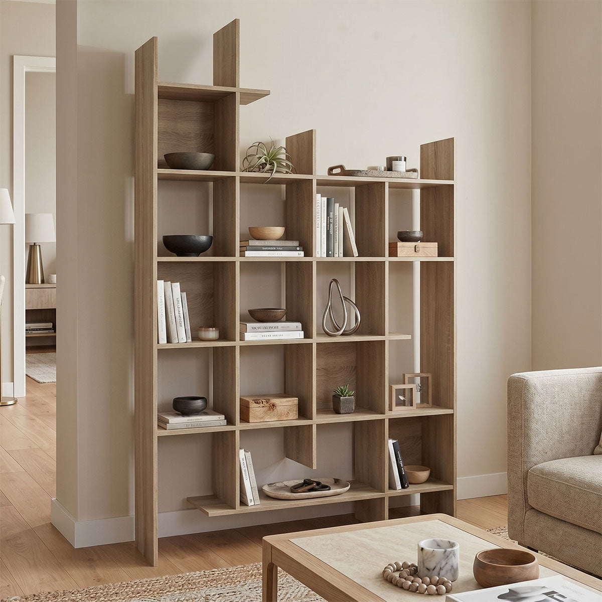 Βιβλιοθήκη Manco Sonoma 122x25.5x188