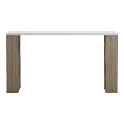Γραφείο με Ραφιέρα Labirent Sonoma-Λευκό 140x60x75