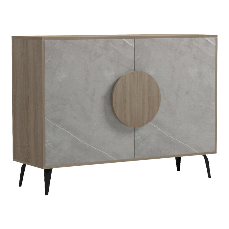 Μπουφές Gora Sonoma-Μπεζ Όψη Μαρμάρου 110x35.5x82