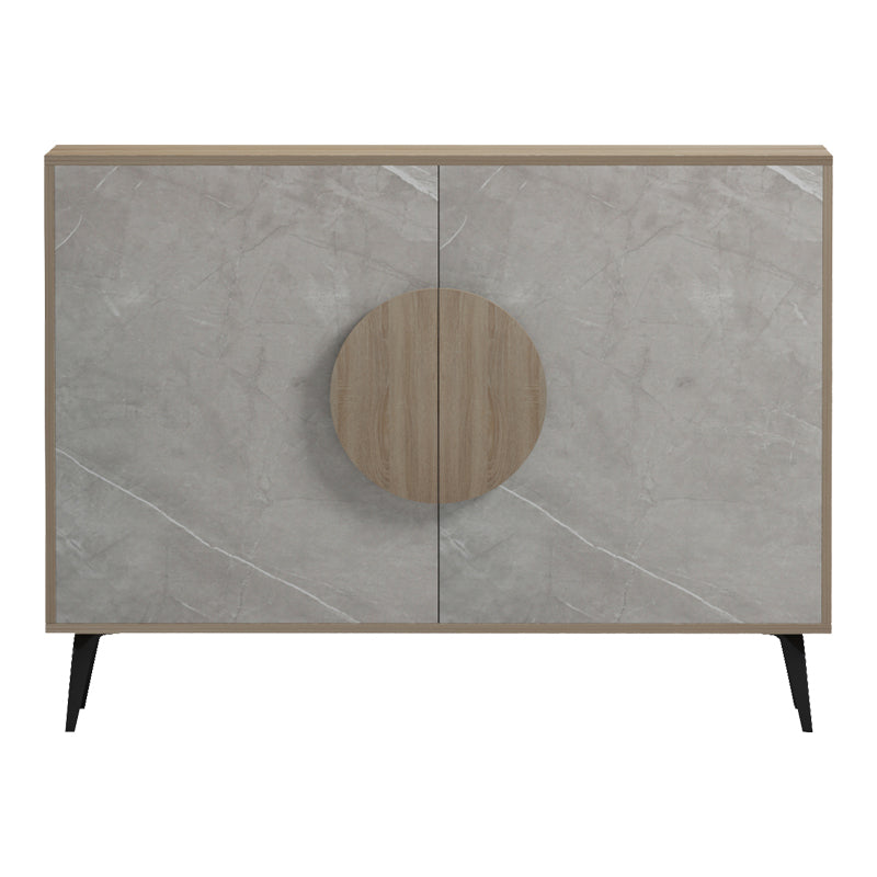 Μπουφές Gora Sonoma-Μπεζ Όψη Μαρμάρου 110x35.5x82