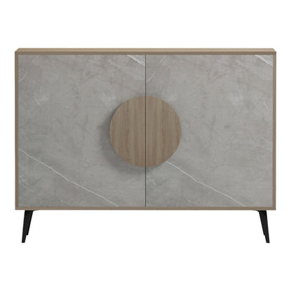 Μπουφές Gora Sonoma-Μπεζ Όψη Μαρμάρου 110x35.5x82