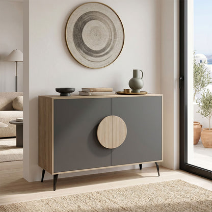 Μπουφές Gora Sonoma-Ανθρακί 110x35.5x82