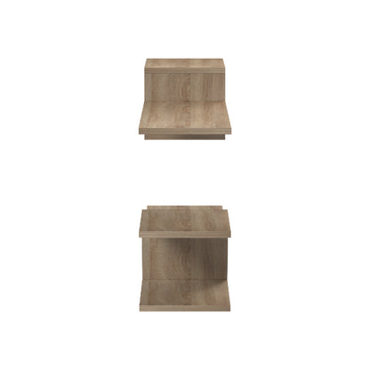 Ραφιέρα Τοίχου Sumpa 2 Τεμ Sonoma 65x20x18