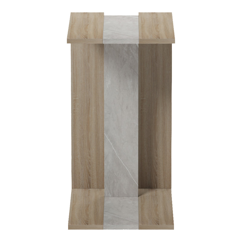 Βοηθητικό Τραπέζι Muju Sonoma - Μπεζ Όψη Μαρμάρου 30x40x55