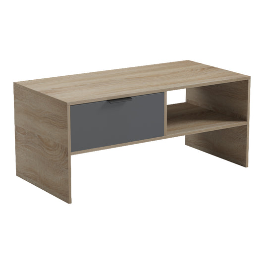 Τραπέζι Σαλονιού Felina Sonoma-Ανθρακί 100x50x45