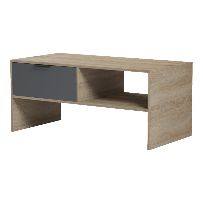 Τραπέζι Σαλονιού Felina Sonoma-Ανθρακί 100x50x45