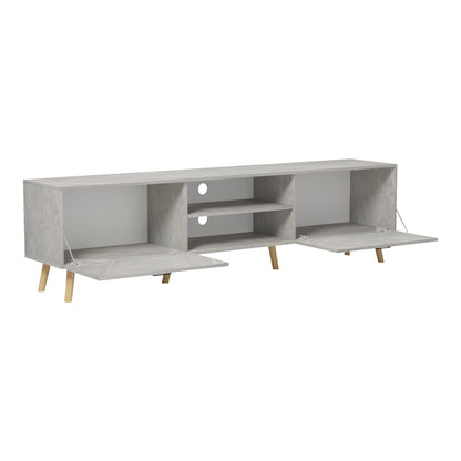 Έπιπλο Τηλεόρασης Gorna Μπεζ Εφέ Μαρμάρου 180x35x48.6