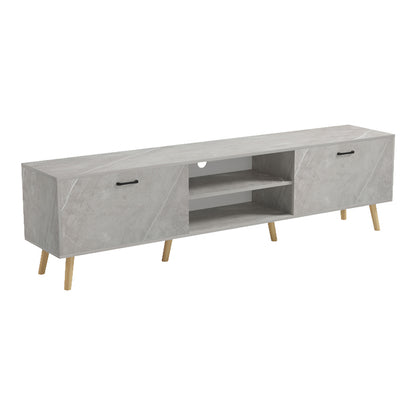 Έπιπλο Τηλεόρασης Gorna Μπεζ Εφέ Μαρμάρου 180x35x48.6
